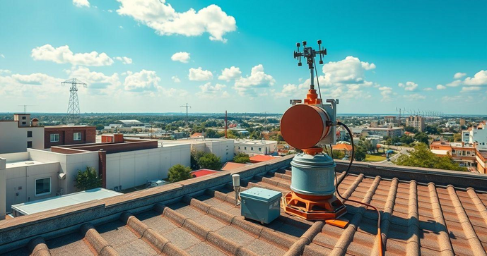 Montagem de Para Raios Eficiente para Proteger Sua Propriedade
